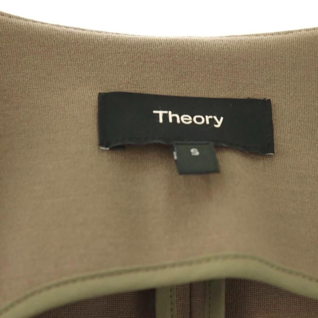 【美品】  theory / セオリー | Vis Ponte Collarless / VT カラーレスロングベスト | S | グレー | レディース セオリーSサイズ ロングジレ Vis Ponte Collarless VT - メルカリ