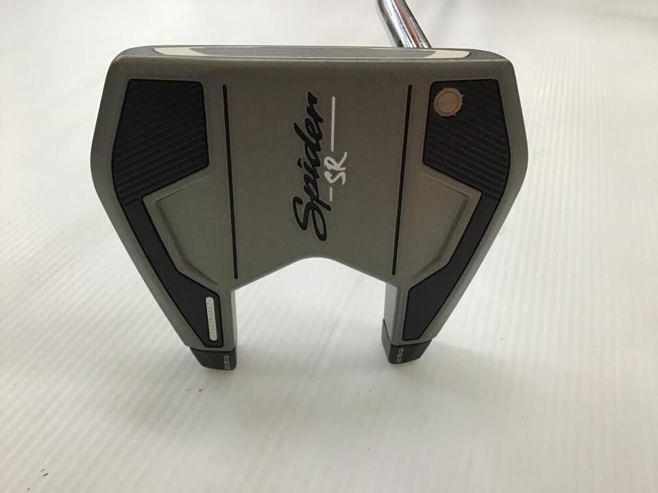 テーラーメイド　Spider SR PLATINUM/WHITE SINGLE BEND　パター　中古【最短即日発送】
