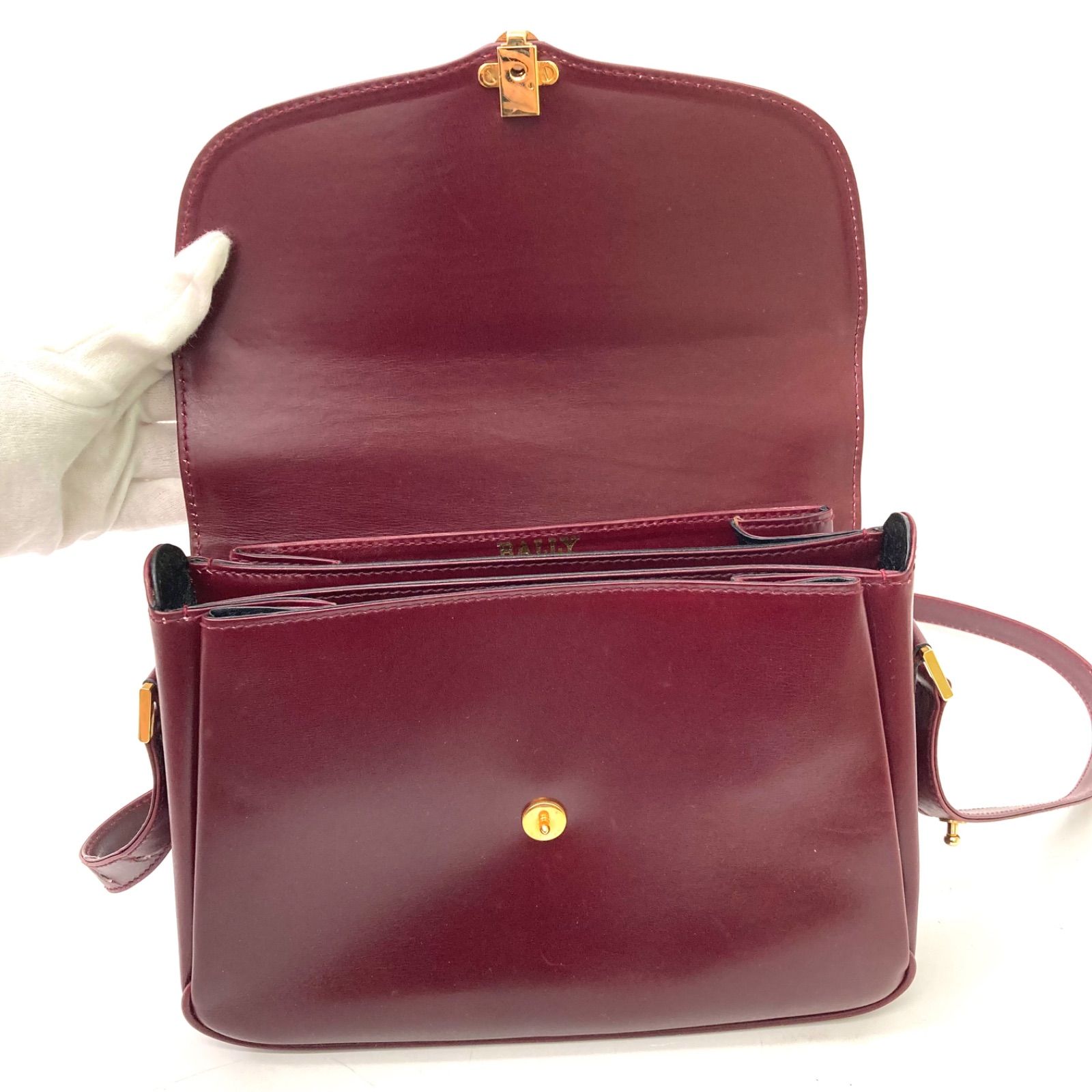 BALLY】バリー ショルダーバッグ ボルドー レディース☆ - メルカリ