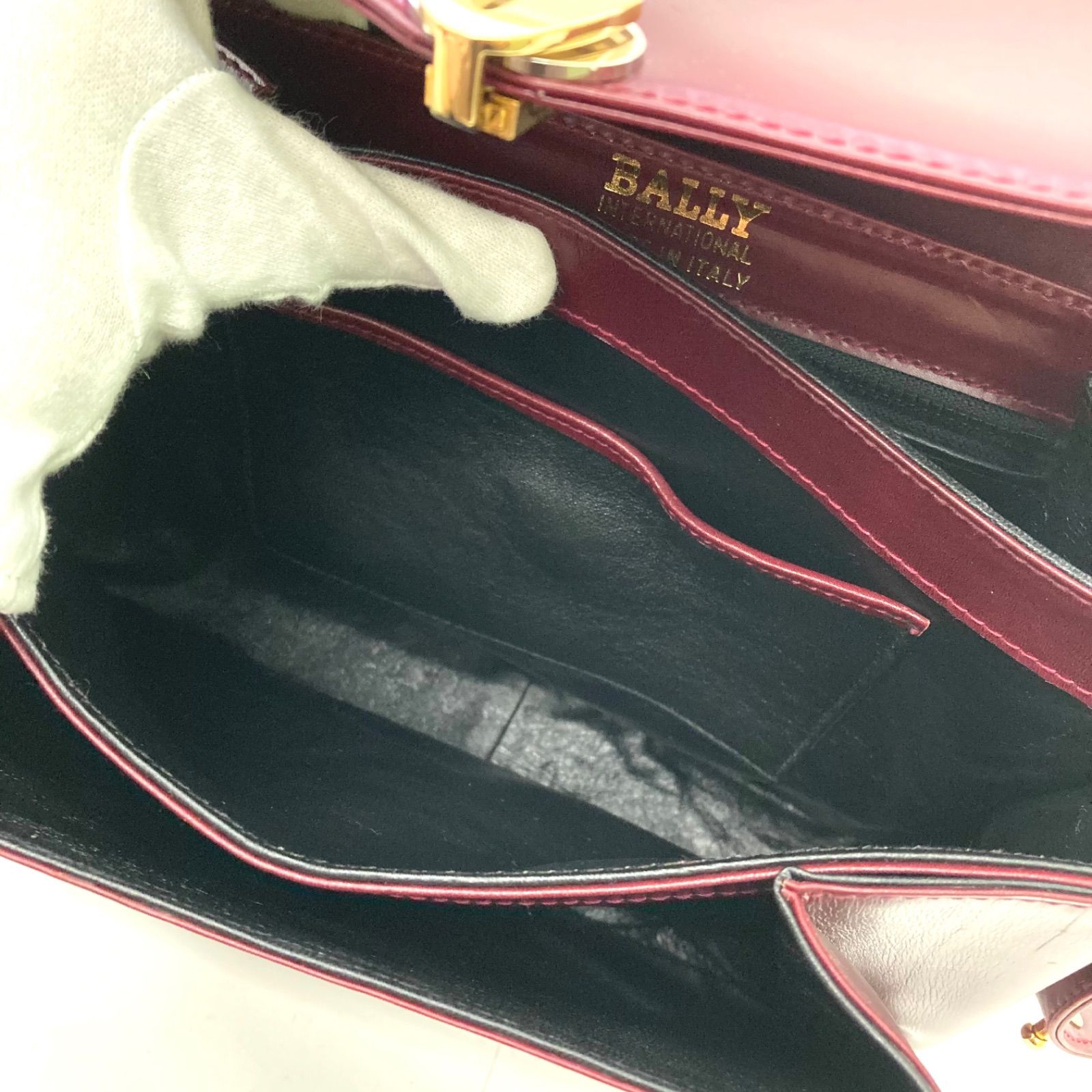 BALLY】バリー ショルダーバッグ ボルドー レディース☆ - メルカリ