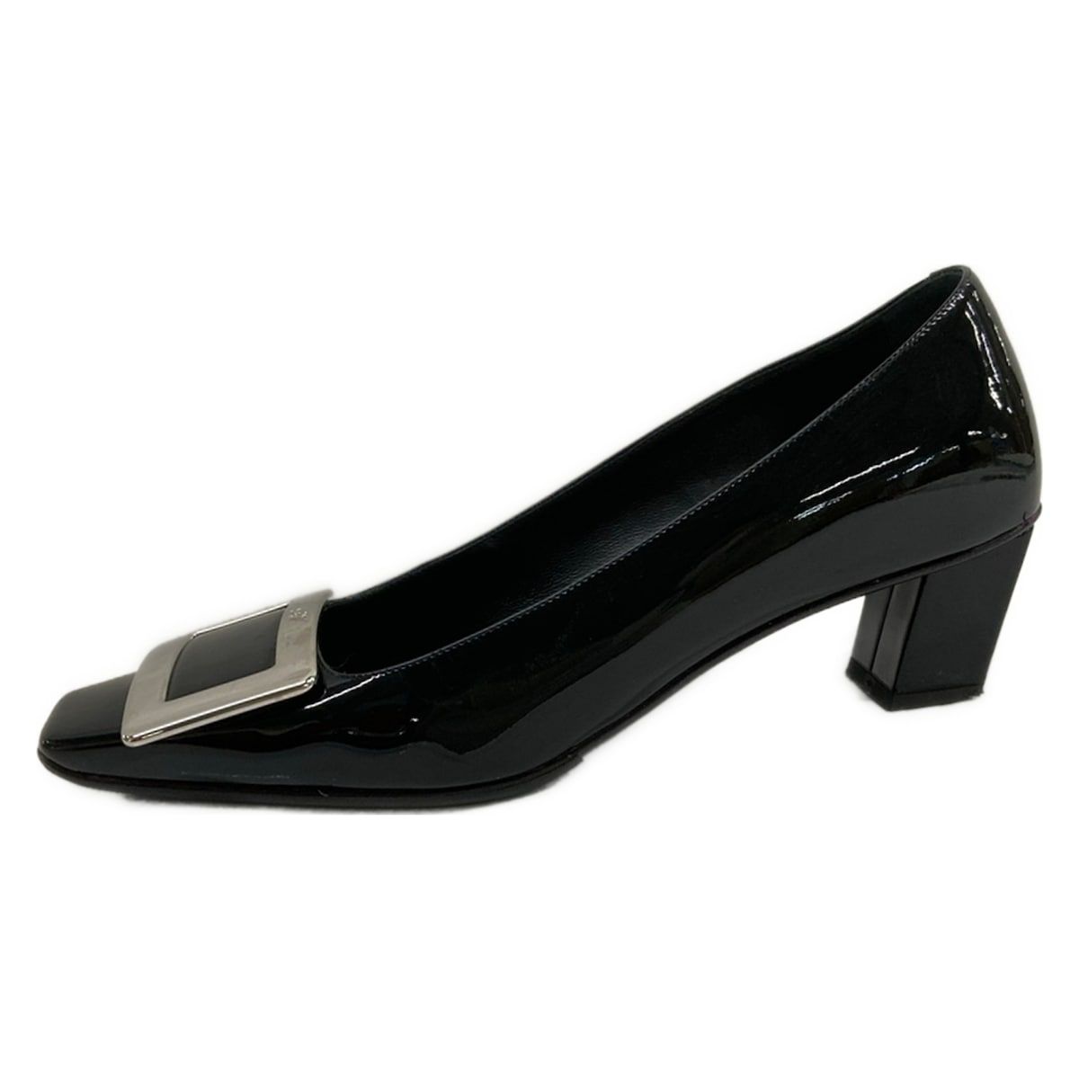 RogerVivier(ロジェヴィヴィエ) パンプス 36 レディース - 黒×シルバー