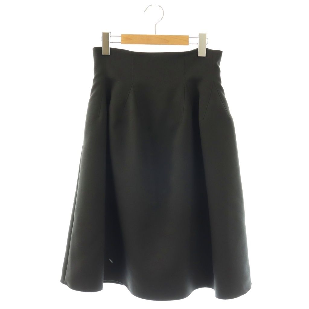 デイジーリンフォクシー DAISY LIN For FOXEY High-Hip Skirt フレアスカート ひざ丈 40 ブラック 06586 /DF ■OS