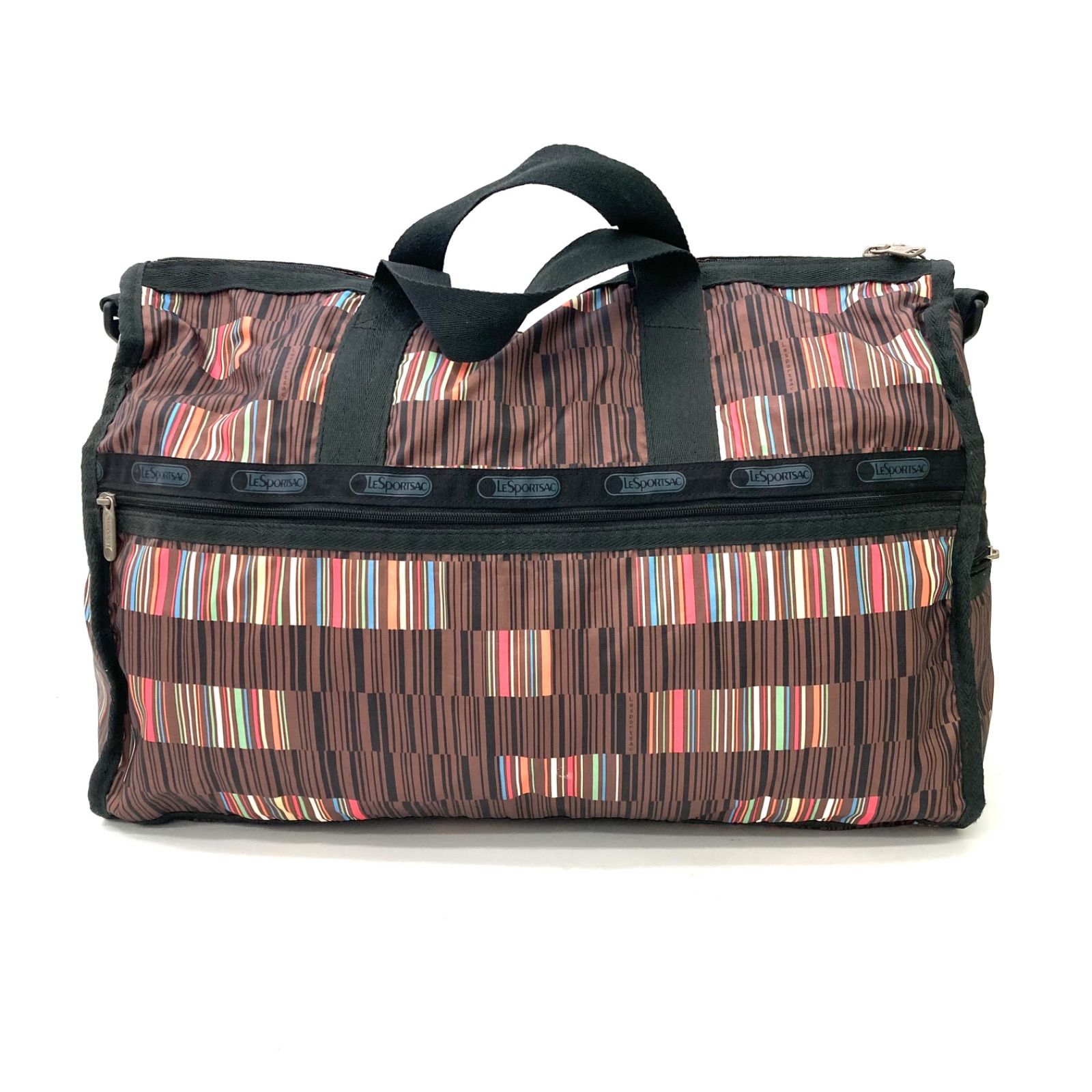 LeSportsac】レスポートサック ボストンバッグ ブラウン ポーチ付