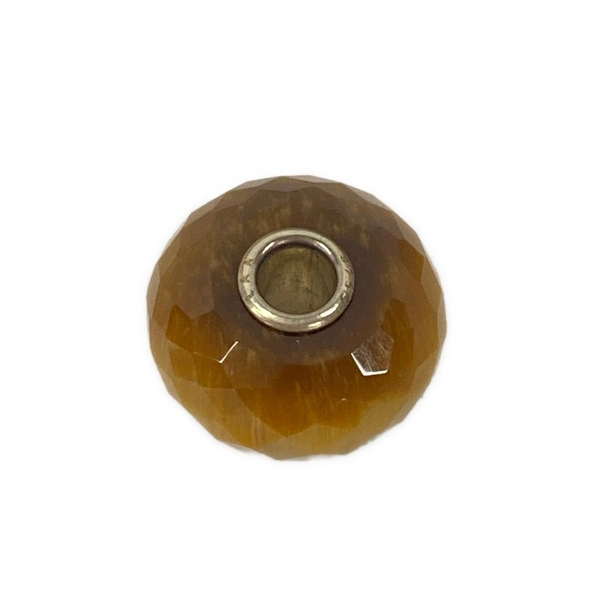 TROLLBEADS(トロールビーズ) ペンダントトップ美品 - ライトブラウン×ブラウン×シルバー 6,912円