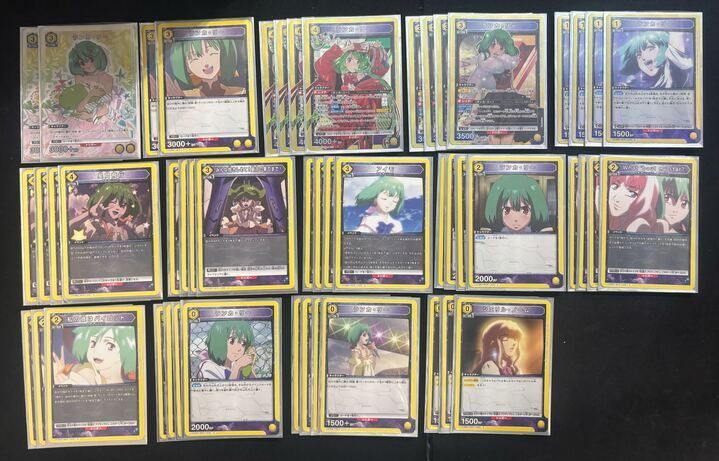 デッキ】マクロス 黄 ランカ【UNIONARENA】※一部パラ、ST4枚 ユニアリ