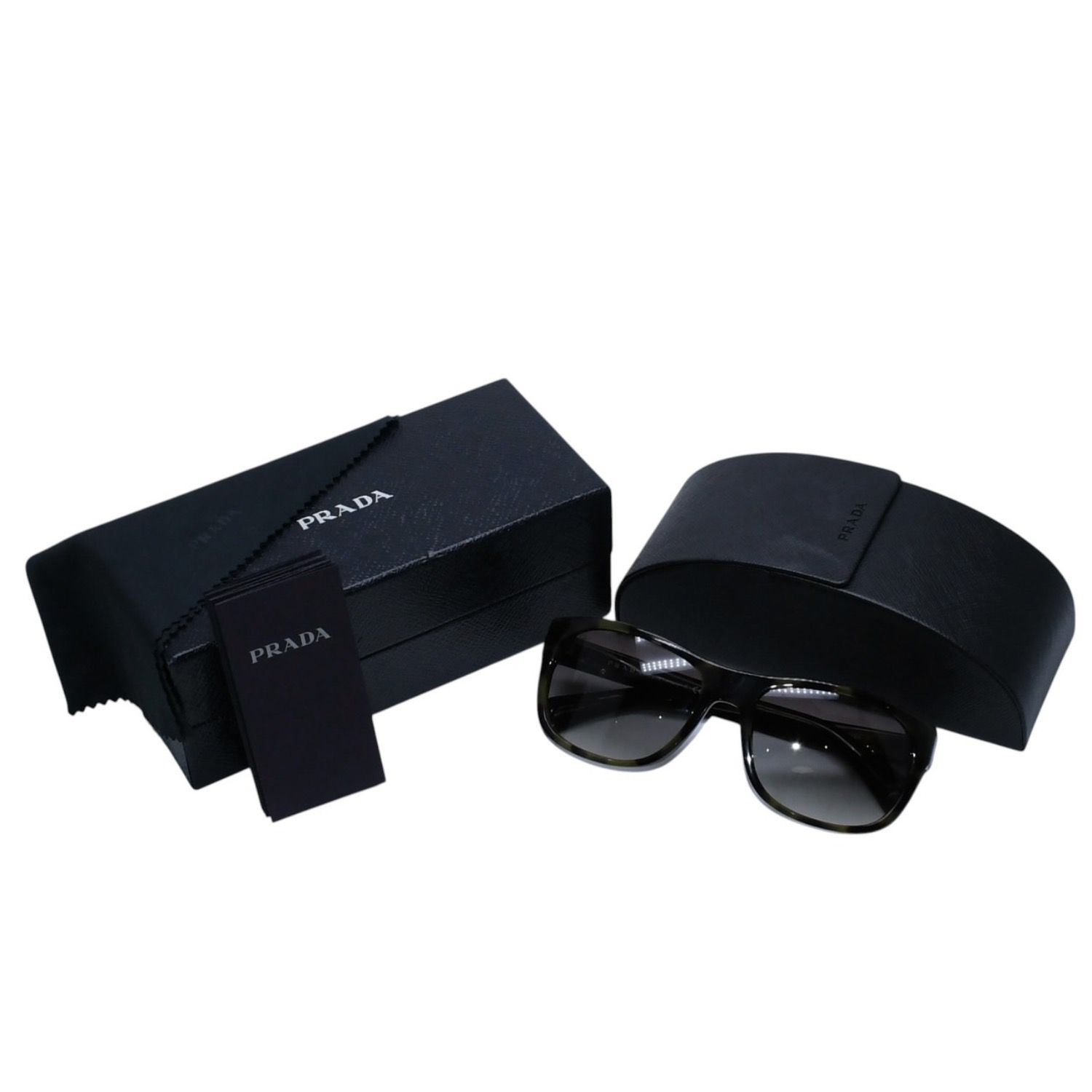 PRADA プラダ Eye wear アイウェア Sunglasses サングラス 58◻︎18 SPR29N カーキ ブラック 美品 中古 4a001572 PRADA プラダ Eye wear アイウェア Sunglasses サングラス 58◻︎18