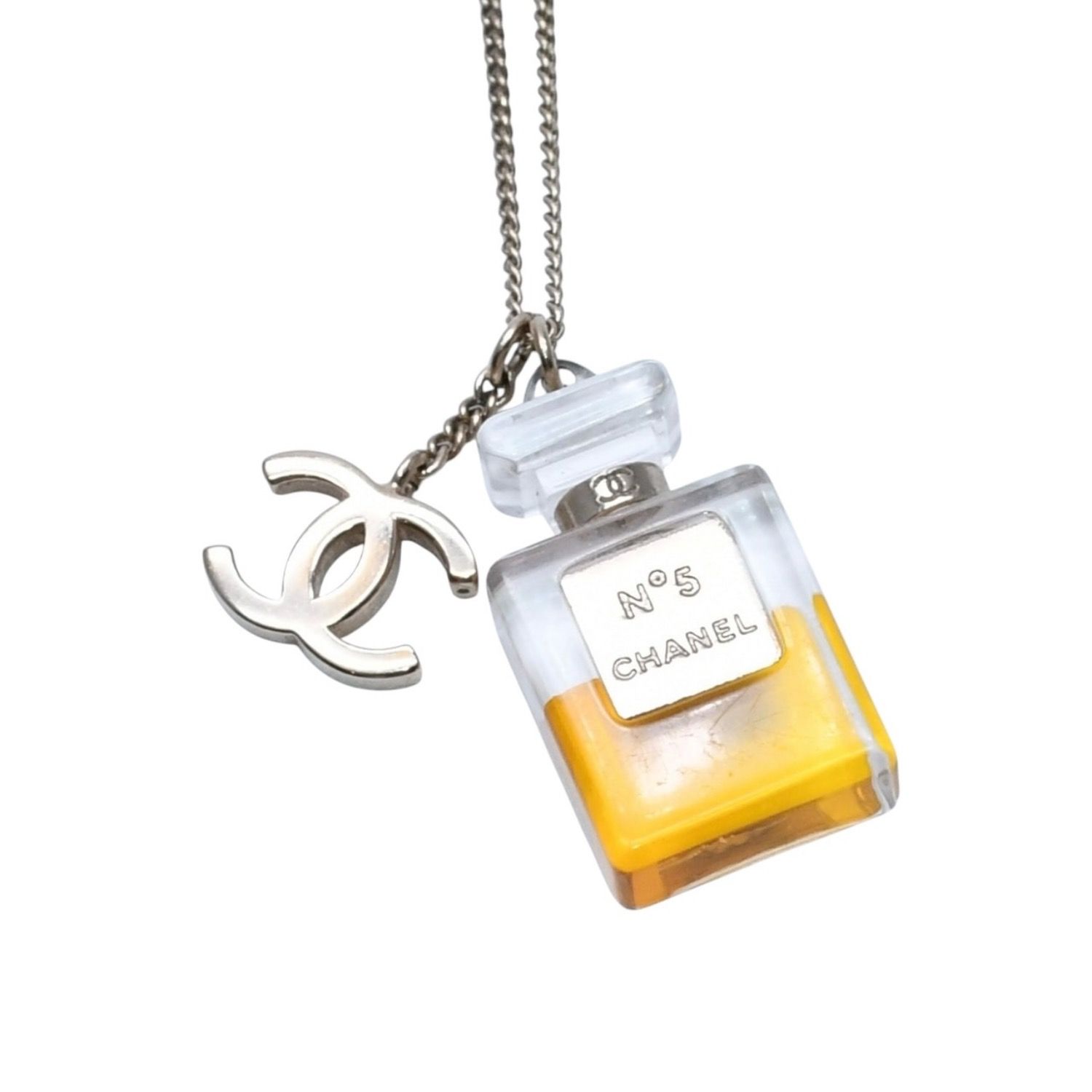 極美品 CHANEL シャネル ネックレス パフュームボトル＆CC No.5