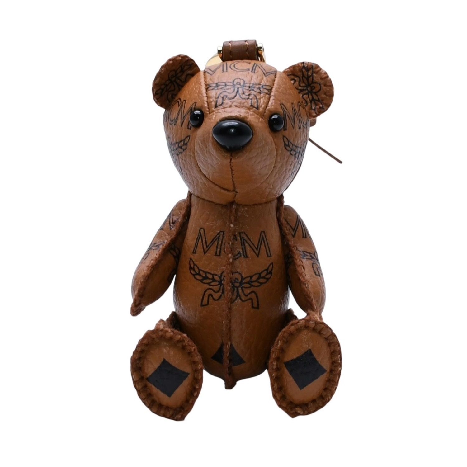 極美品 MCM エム・シー・エム Park ベアチャーム チャーム ヴィセトス