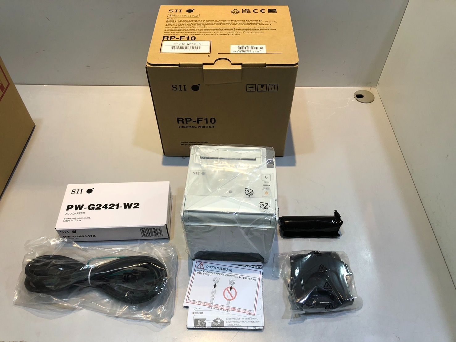 ◇未使用 セイコーインスツル レシートプリンター RP-F10-W27J1-5