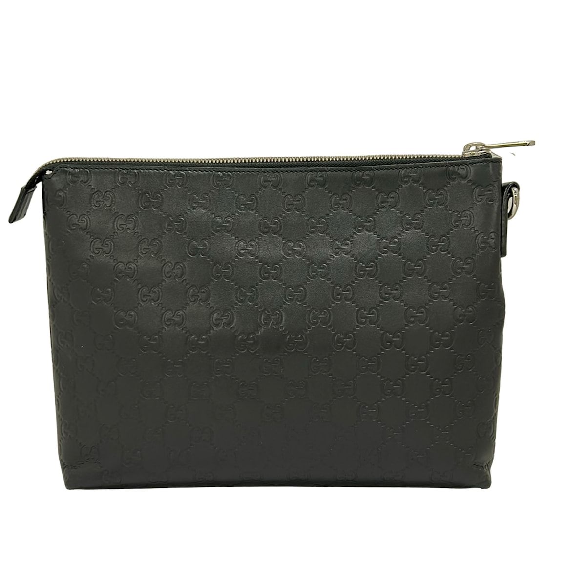 セカンドバッグ シマライン 0 GUCCI(グッチ) 黒 レザー - メルカリ 