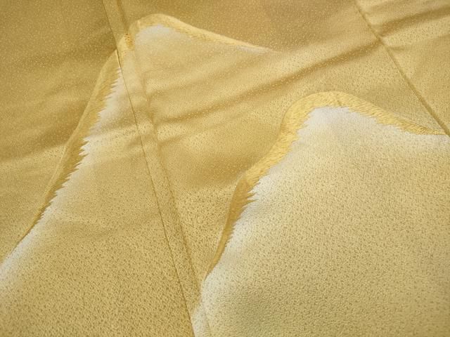平和屋着物□訪問着 刺繍 霞重ね山文 暈し染め 正絹 逸品 DABF4870qa