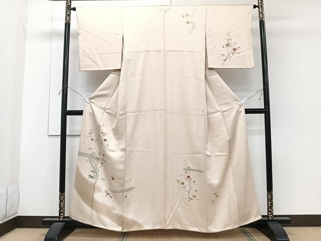 平和屋着物●極上　二代目清次郎　手描き　訪問着　刺繍　草花文　たたき染め　金彩　砥粉色地　逸品　未使用　CZAA5149s6 楽天市場】着物 二代目清次郎（着物｜和服）：レディースファッション