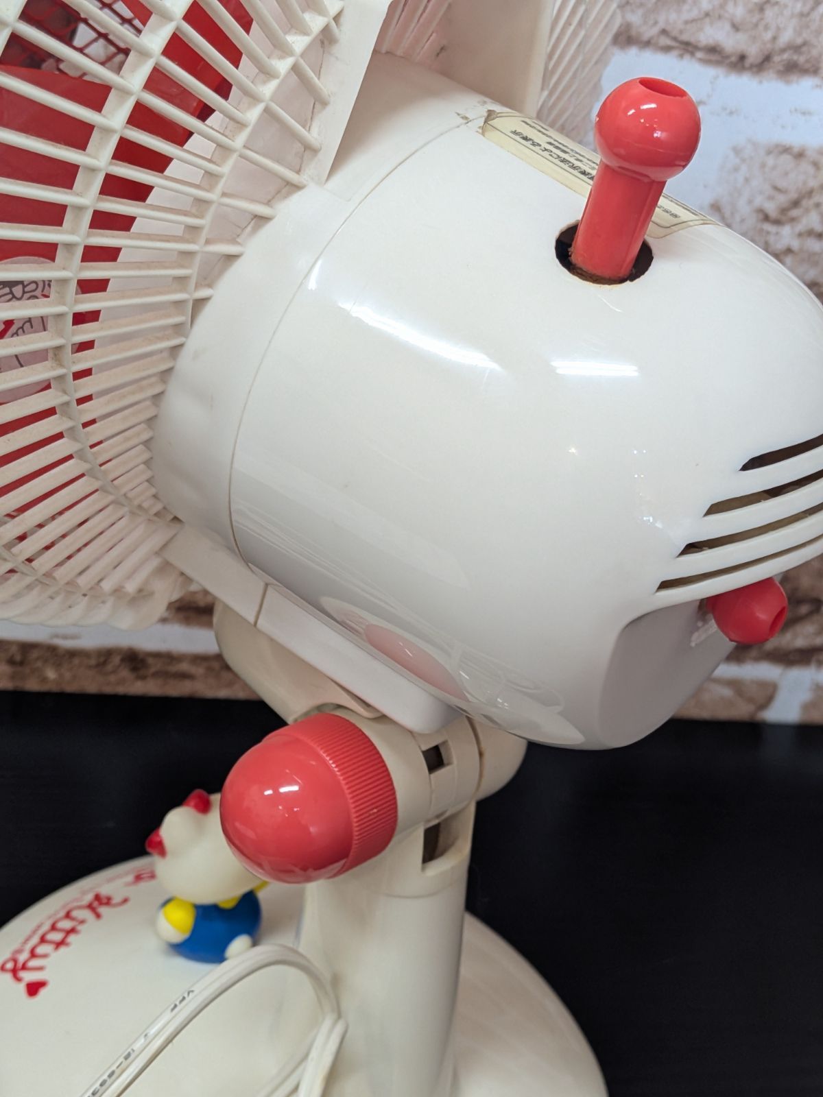 動作確認済】希少 サンリオ ハローキティ ミニ卓上扇風機 レトロ 外箱