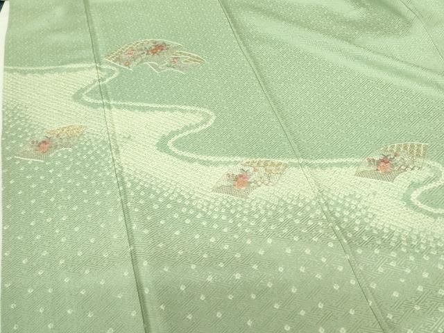 平和屋着物▽中国三大刺繍 スワトウ刺繍 汕頭刺繍 総刺繍 訪問着 絞り