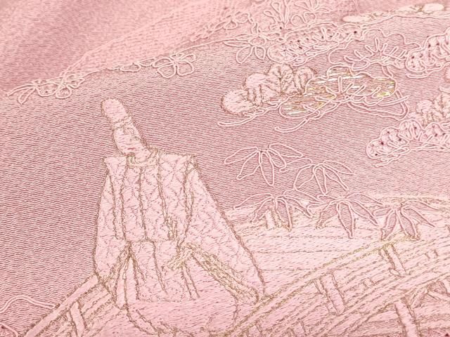 平和屋着物▽無地絵羽訪問着　単衣　中国三大刺繍　汕頭刺繍　スワトウ刺繍　総刺繍　束ね熨斗花地紋　蕎麦切色　正絹　逸品　AABH2256jh 楽天市場】平和屋着物▽無地絵羽訪問着 単衣 中国三大刺繍 汕頭刺繍