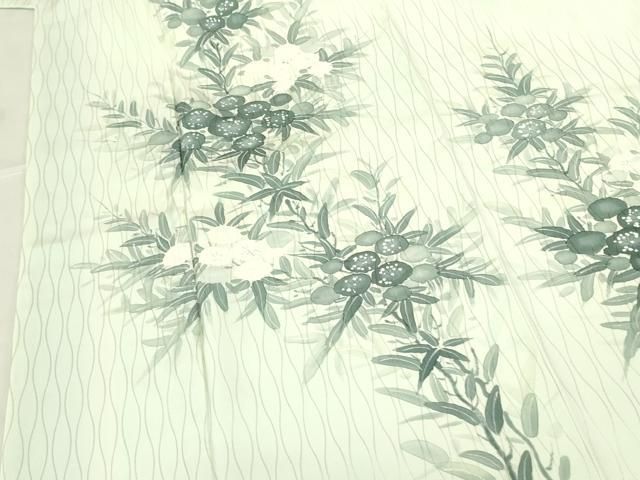 平和屋着物▽訪問着 手描き 草花 正絹 逸品 DABF3436op - メルカリ
