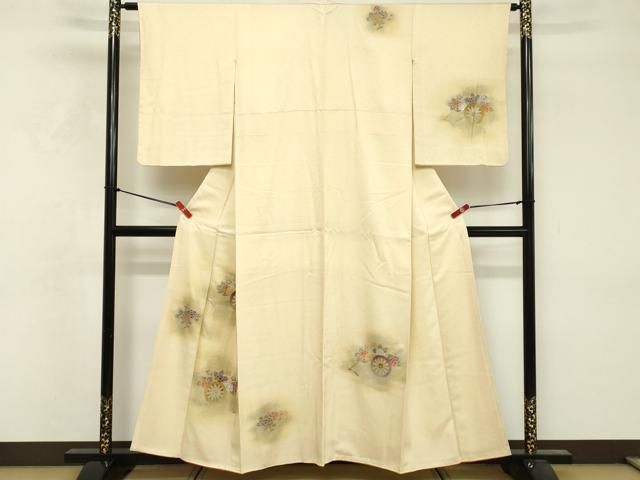 平和屋着物□訪問着 刺繍 花車文 暈し染め 金彩 正絹 逸品 DABF4457cd