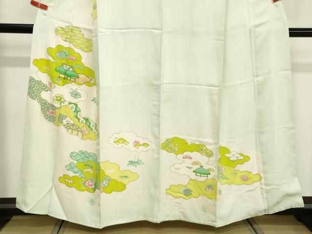平和屋着物□訪問着 雲重ね風景文 暈し染め 金彩 正絹 逸品 DABF4459cd