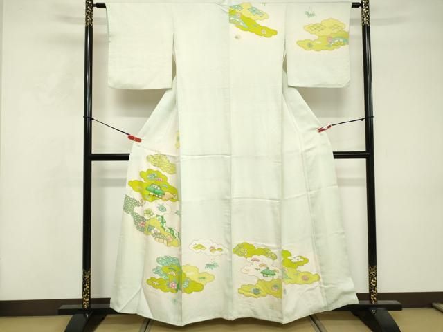 平和屋着物□訪問着 雲重ね風景文 暈し染め 金彩 正絹 逸品 DABF4459cd
