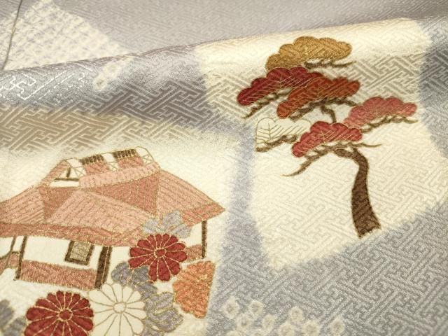 平和屋着物▽上質な小紋　単衣　樹林文　鳥　金彩　正絹　逸品　AABG8857jh 2026年最新】Yahoo!オークション -平和屋 小紋の中古品・新品・未使用
