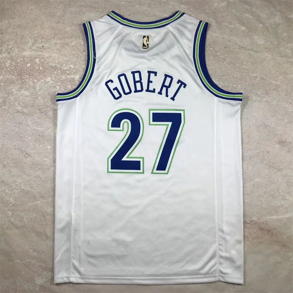 NBA バスケタンク SOUP(スープ) 狼は 27 番 ゴーベル Classic 白 熱圧迫 S - XXL