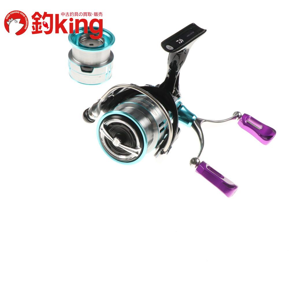 【中古/超美品】１９エメラルダスＬＴ３０００ＳーＣーＤＨ　ゴメクサススタンド付き 中古】 ダイワ 19 エメラルダス LT 3000S-C-DH 純正替スプール付 社外