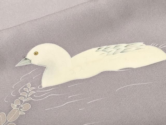 平和屋着物▽上質な小紋　単衣　鳥獣花文　正絹　逸品　AABC2203jh 平和屋着物▽上質な小紋 単衣 鳥獣花文 正絹 逸品 AABC2203jhの通販 by
