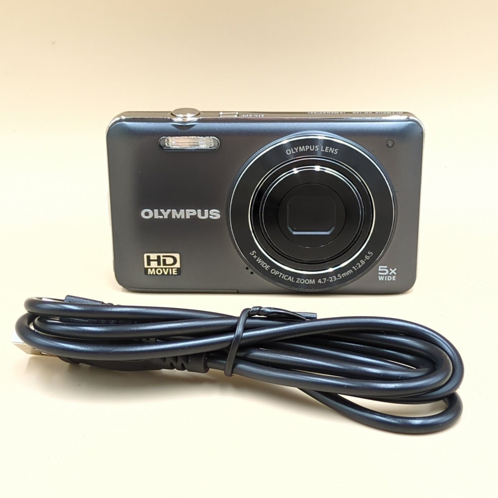 D40567】（現状品）OLYMPUS VG-120 ブラック デジタルカメラ