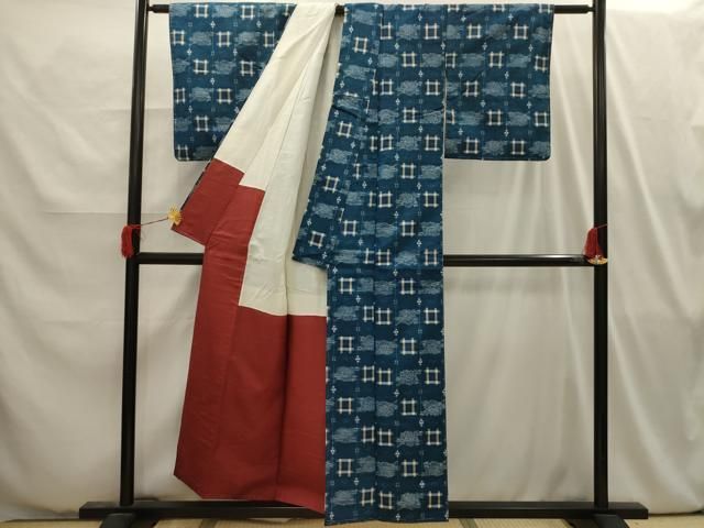 平和屋着物□上質な紬 格子 正絹 逸品 AABI4069sx - メルカリ