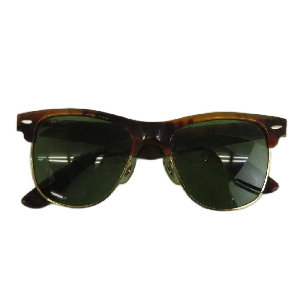 レイバン RAY BAN WAYFARER MAX 眼鏡 サングラス セルフレーム ハーフリム カラーレンズ べっ甲柄 茶色 ブラウン /XZ ■GY18