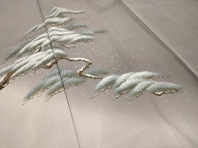 平和屋着物●上質な小紋　雪輪文　暈し染め　ますいわ屋扱い　正絹　逸品　AABF0018ph Yahoo!オークション - 平和屋2 極上 訪問着 駒刺繍 雪輪吉祥花文 暈し