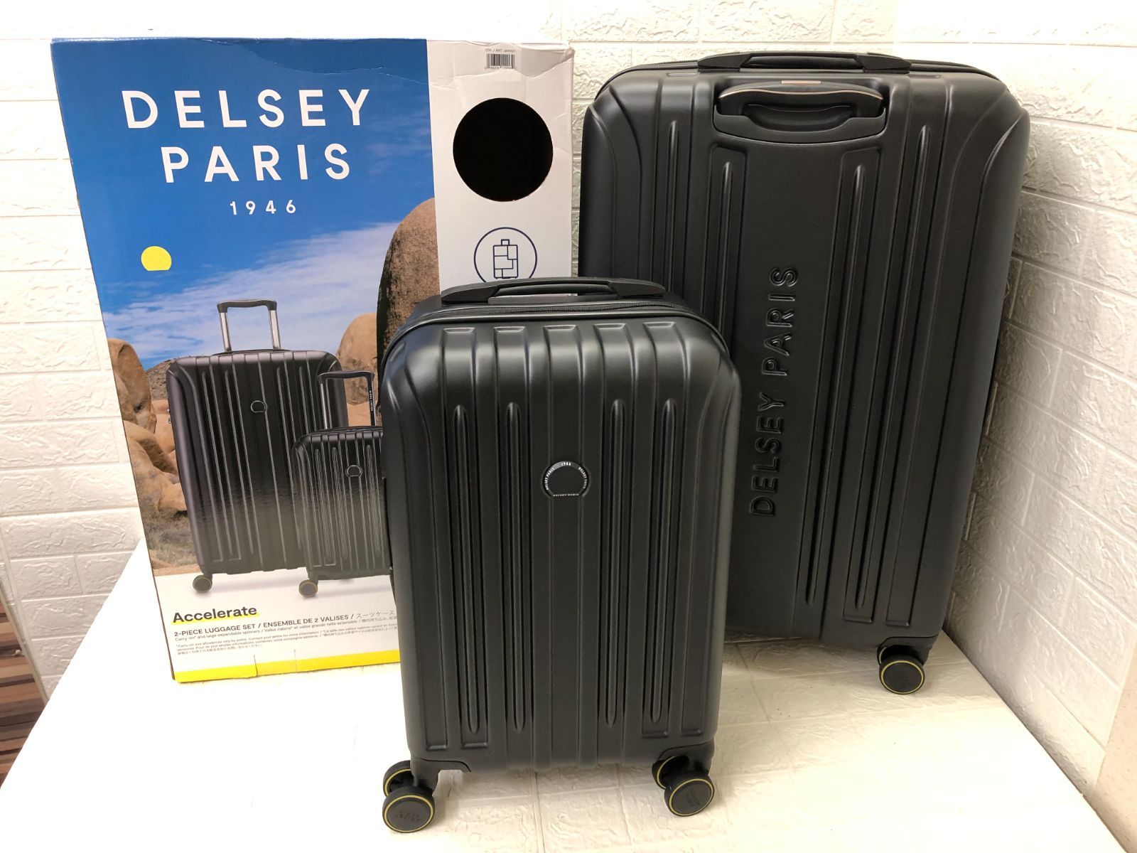 DELSEY デルセー アクセレイト 2個セット マットブラック - メルカリ