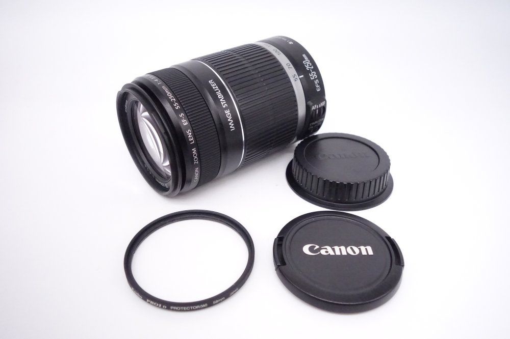 キヤノン Canon 望遠レンズ EF-S 55-250mm F4-5.6 IS [W2604094A]