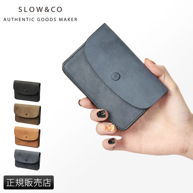 【メーカー正規品】SLOW スロウ 財布 二つ折り財布 ミニ財布 薄い薄型 本革 レザー イングラサット ミニウォレット メンズ レディース ingrasat so749i