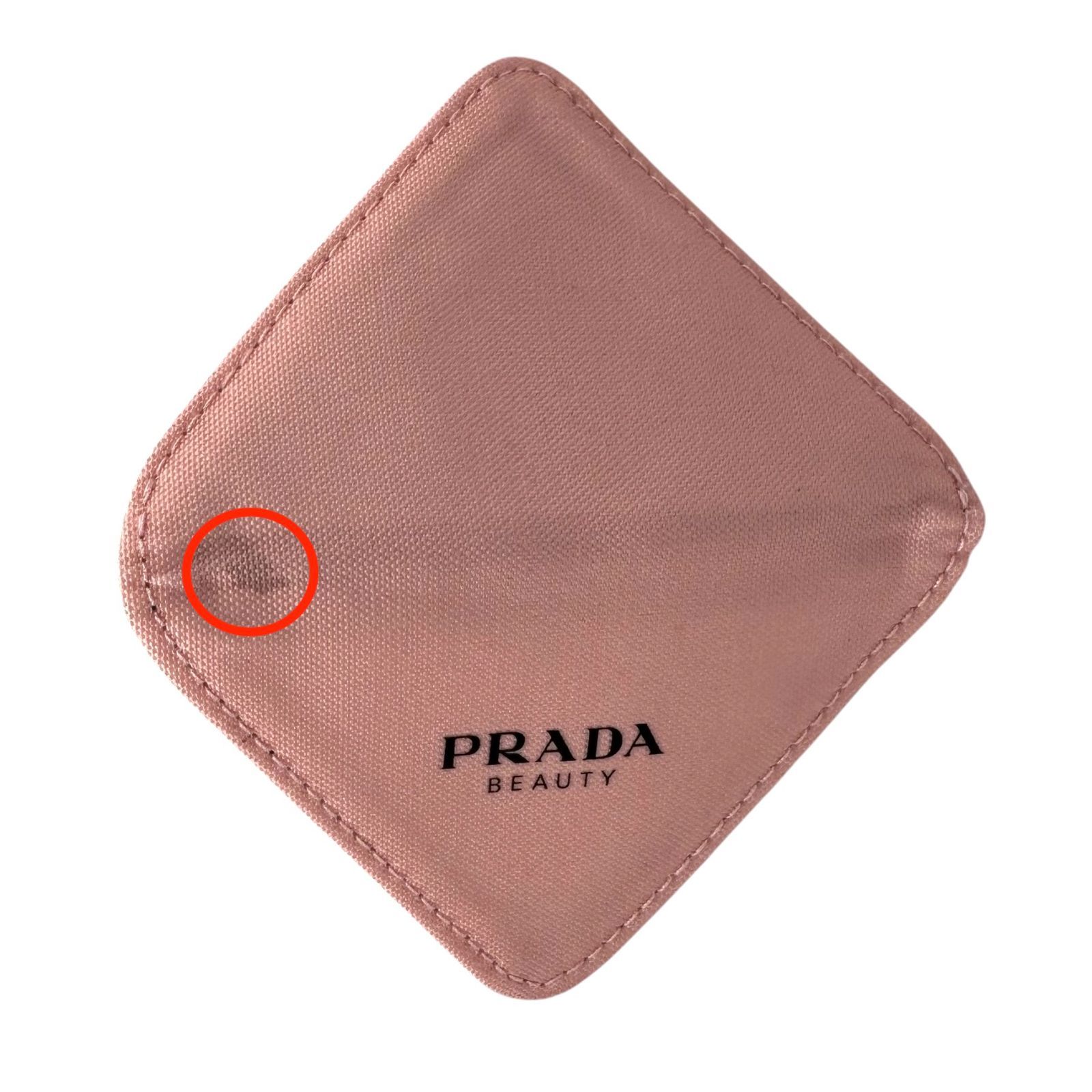 PRADA　プラダ　ミラー PRADA】プラダ ノベルティーミラー ピンク レディース 【中古】 USED-S