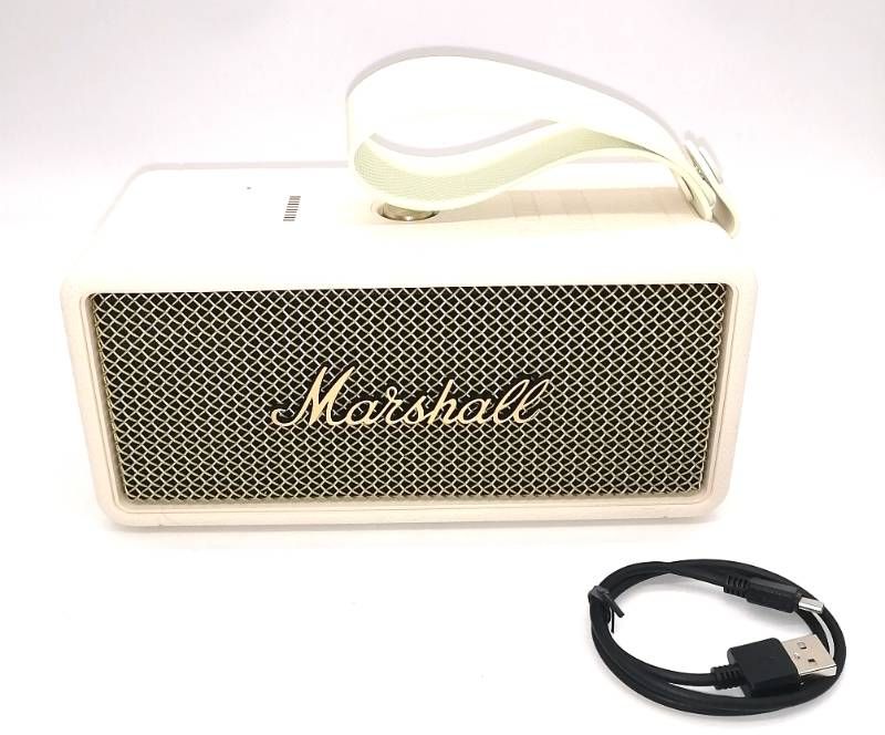 Marshall ワイヤレスポータブル防水スピーカー Middleton クリーム 連続再生20時間/IP67防水仕様【国内正規品】