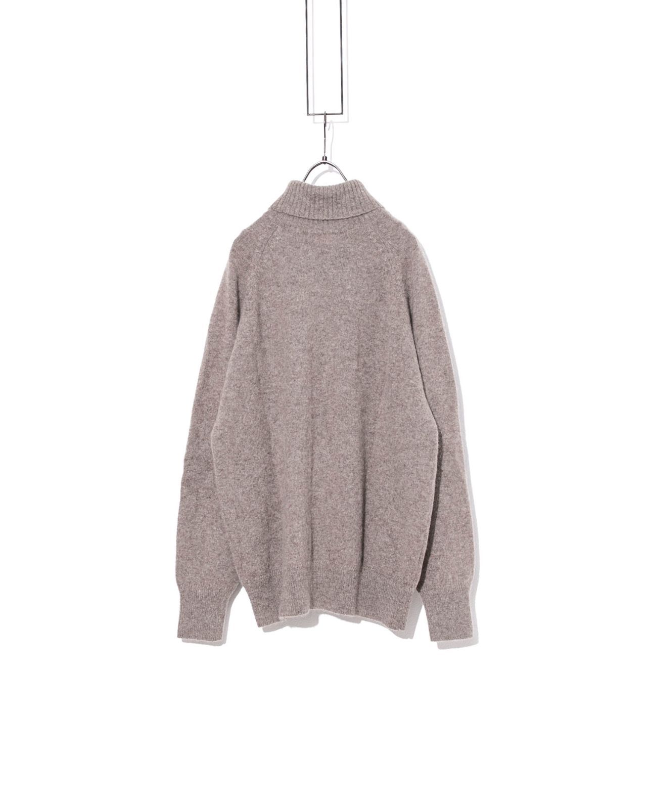 Phlannel フランネル WOOL YAK TURTLENECK KNITヤクウールニット