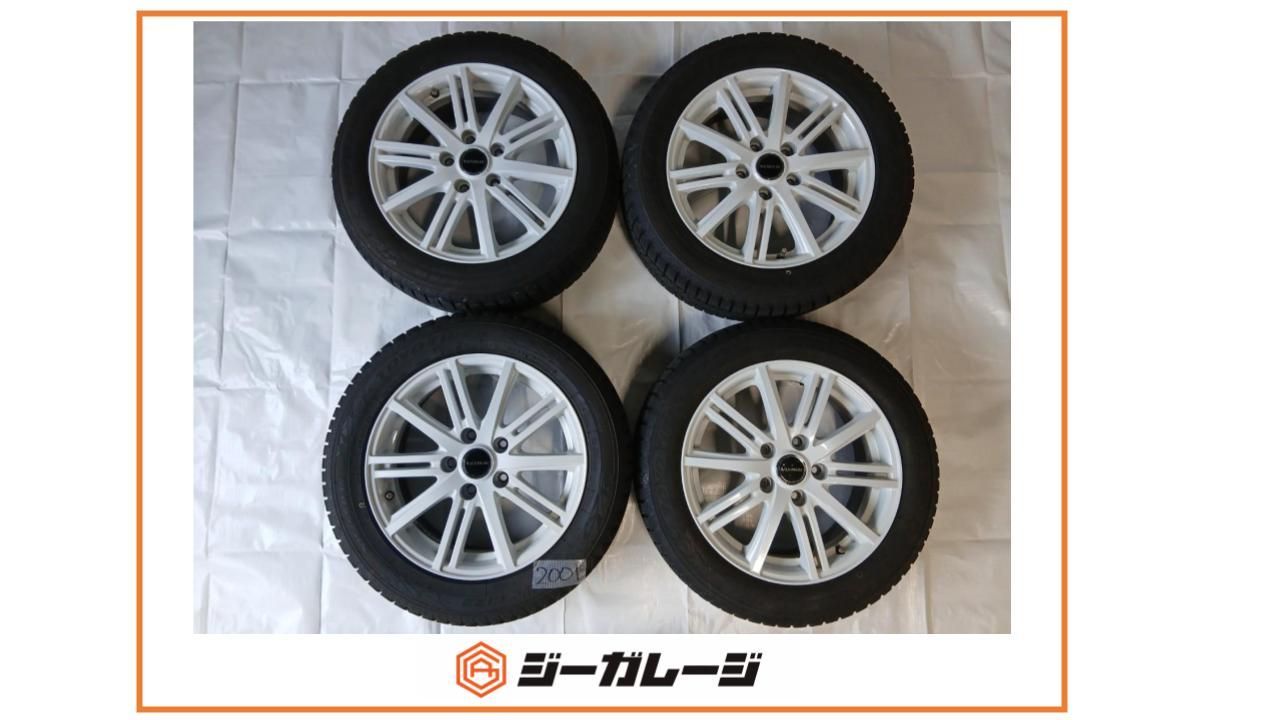 中古 前後異形 16インチ アルミホイール＆スタッドレスタイヤ 1台分4本