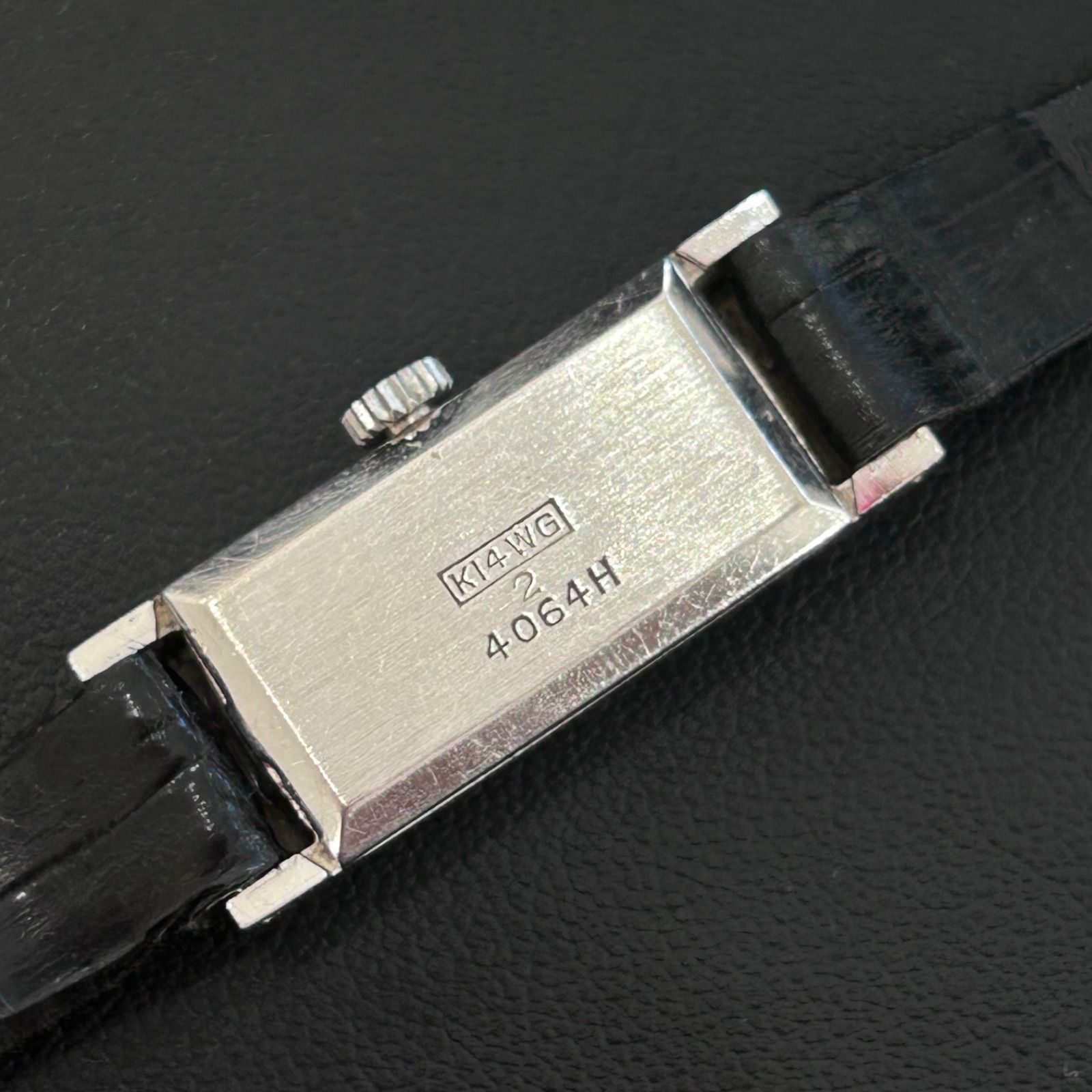 K14WG 金無垢】Lady Seiko レディセイコー 手巻き アンティーク 腕時計