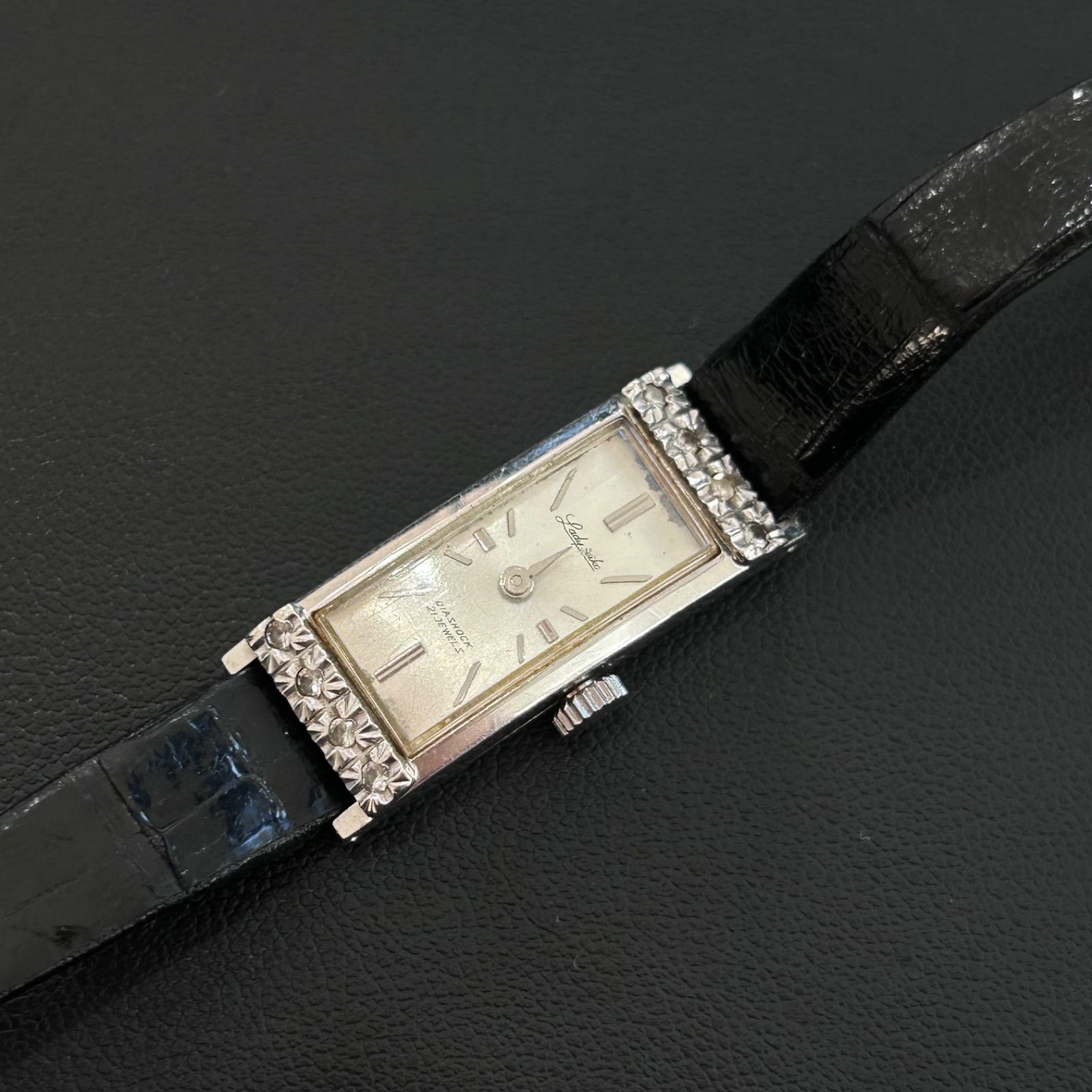 【稼働品】レディセイコー K14WG 金無垢 14金 アンティーク 手巻き 時計 K14WG 金無垢】Lady Seiko レディセイコー 手巻き アンティーク 腕時計