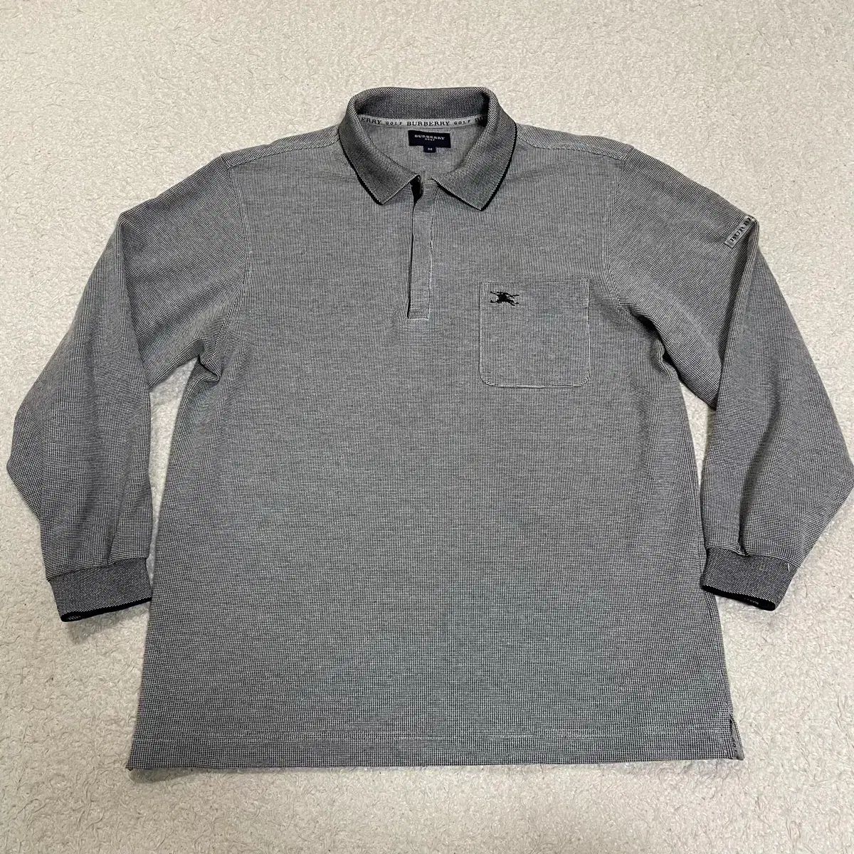 バーバリー ゴルフ 長袖 カラーTシャツ m