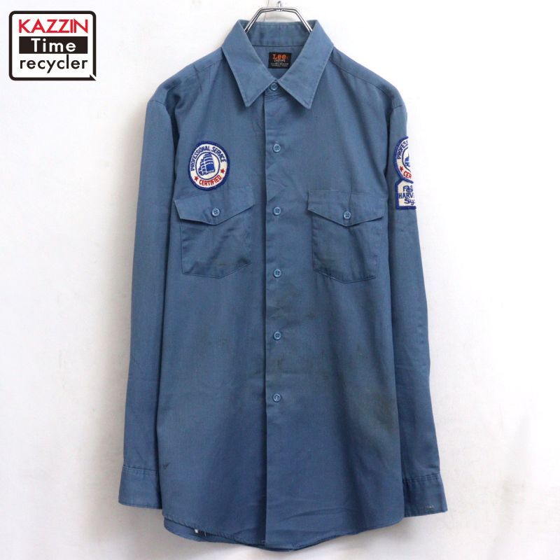70s vintage Lee チェトパ CHETOPA ワークシャツ メンズ 表記Mサイズ