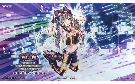 【中古】サプライ 遊戯王OCG 英語版 デュエルフィールド(プレイマット) I：PマスカレーナWorld Championship Qualifier Regional 2020 ：WCQ -ワールドチャンピオンシップ地域予選 2020-