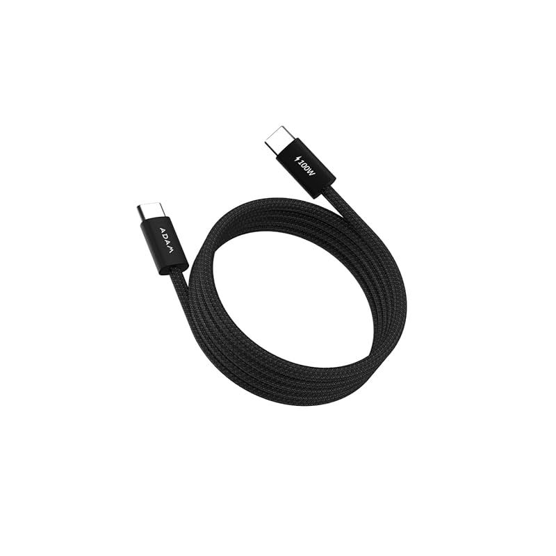 【新品】 ADAM elements iLinio C100 USB-C to USB-C 100W Black マグネット式充電ケーブル ２本セット 1