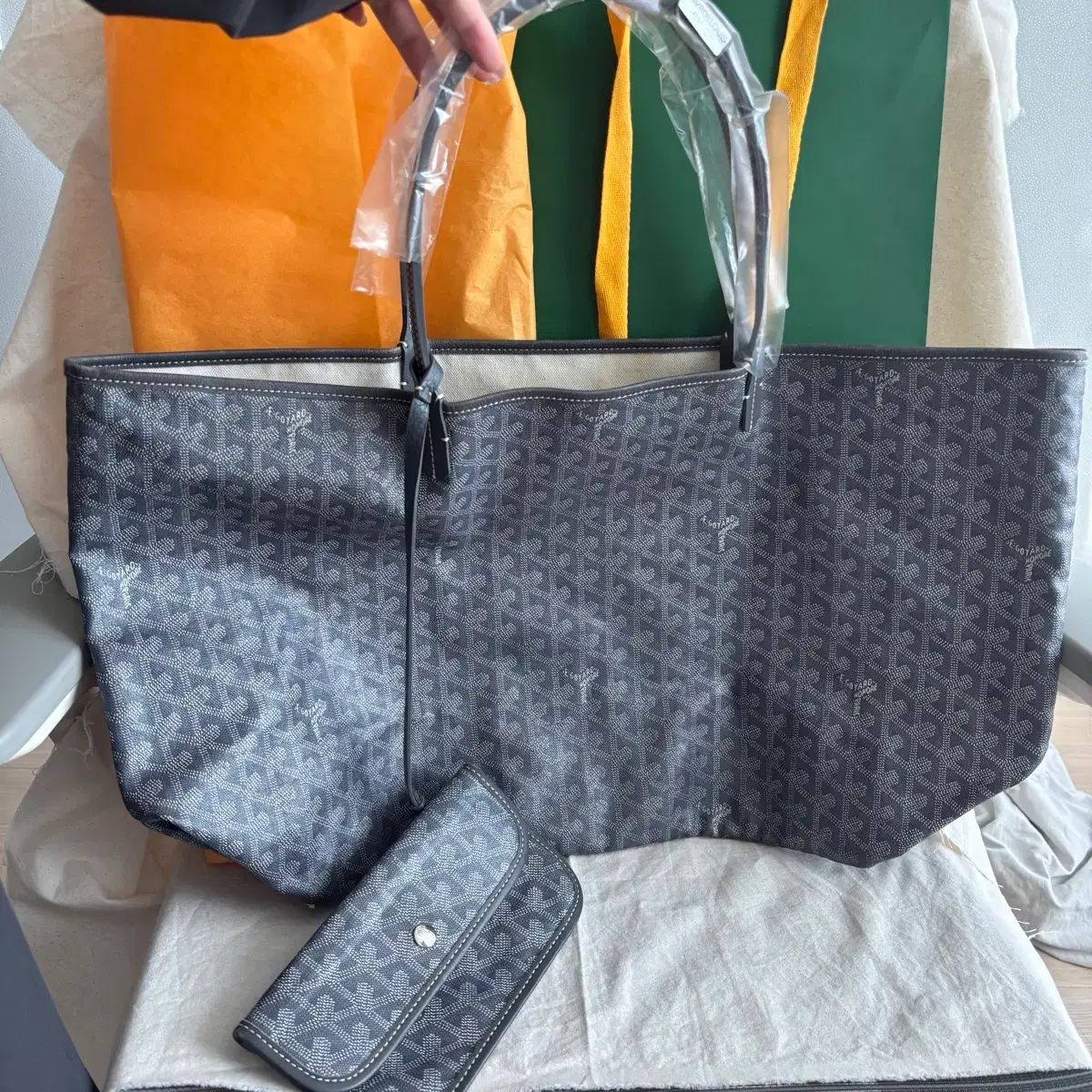 GOYARD ゴヤール サンルイ ポーチ グレー 【公式通販】