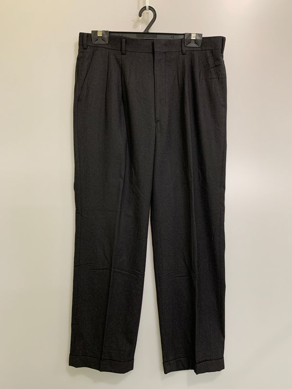 【中古品】 BALENCIAGA バレンシアガ 2TUCK SLACKS ツータック スラックス メンズ ボトムス 【152-260505-em-32-min】