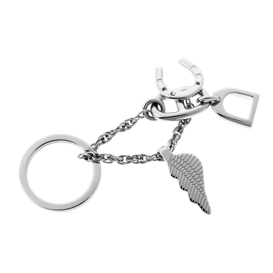 新品 HERMES エルメス ボン　ヴォヤージュ キーホルダー シルバー　新作 エルメス / HERMES キーホルダー ボン ヴォヤージュ / キーリング
