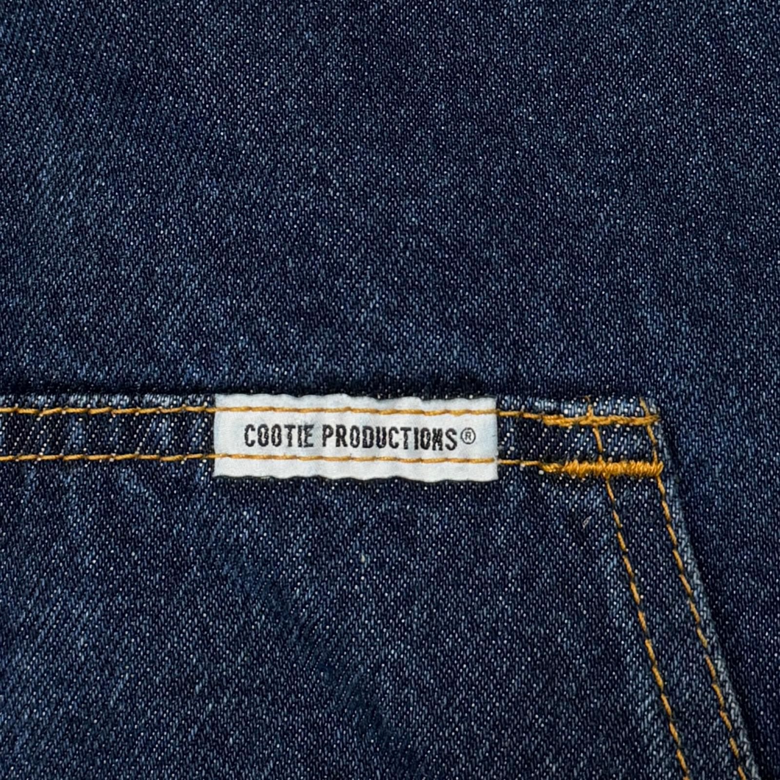 参考上代46200円 未使用 COOTIE 25AW 12.5oz Denim Zip Up Hooded