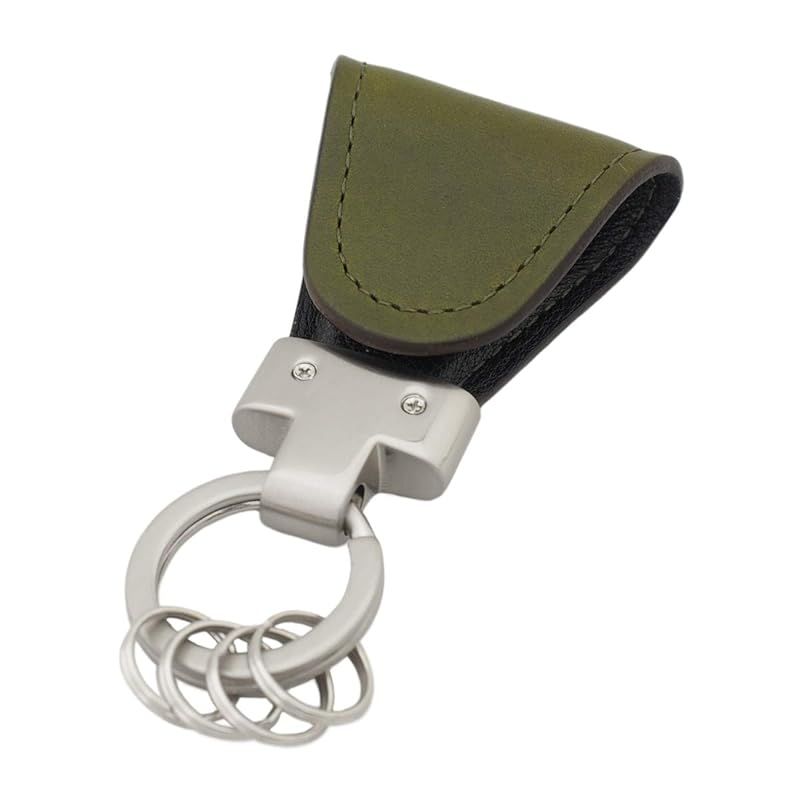 【新品】 [Vintage Revival Productions] Key Clip oil leather イタリアンオイルレザー キークリップ (オリーブ)