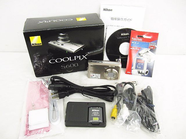 未使用同様 美品 Nikon COOLPIX S600 コンパクトデジタルカメラ